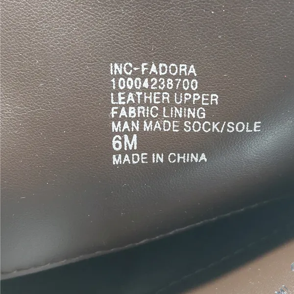 INC Fadora Brown Leather Riding Boots Womens 6M Knee High Zip Equestrian Western - Image 10