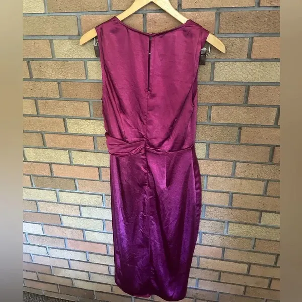 Lush NWOT Pink Sleeveless Pleated Midi Dress Size 8 Formal - Image 3
