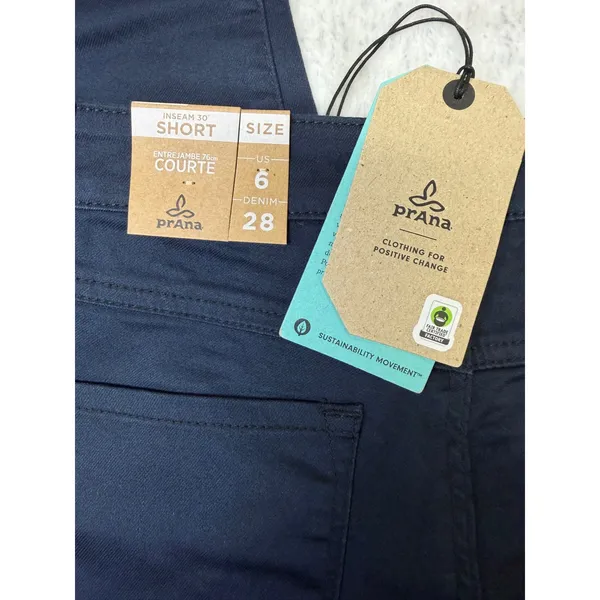 Prana Kayla‎ High Rise Jean Indie Blue Womens 6 Short 30 Inseam NWT 1968371 - Image 5