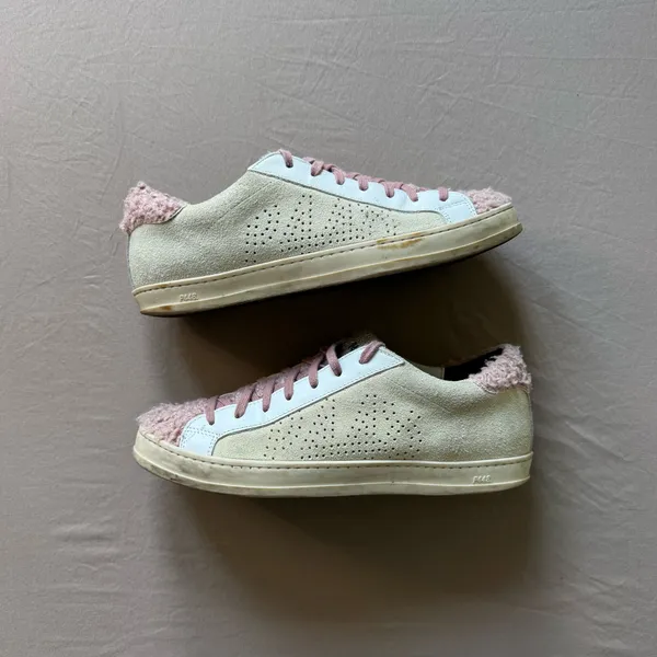 P448 John Faux Shearling Trim Sneaker - Image 3