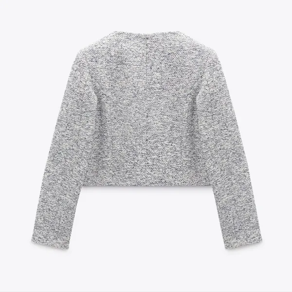 Zara Textured Blazer - Image 2