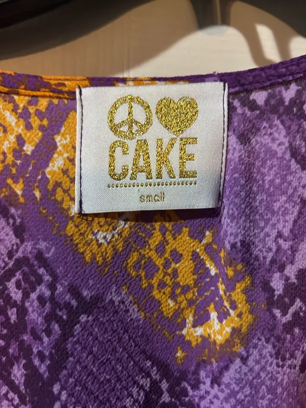 Peace Love Cake dress Purple - Image 2