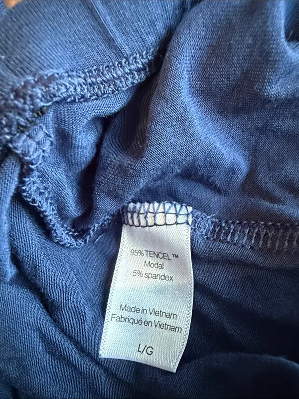 Eberjay Gisele navy blue jersey pajama pants - Image 5