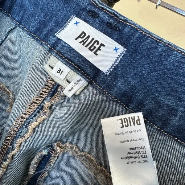 PAIGE Dion Jeans with cargo pockets size 31‎ dark wash - Image 5