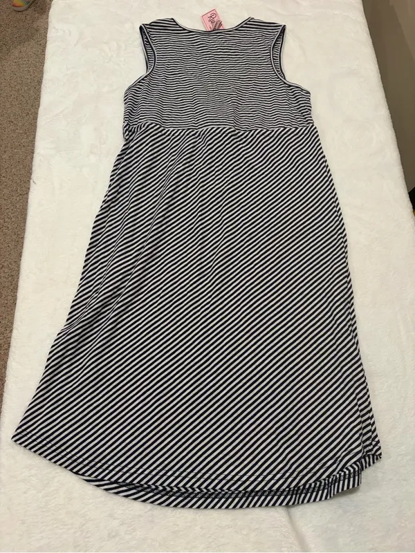 NWT Rumor Has It Striped Sleeveless Maternity Dress - Large - Image 2