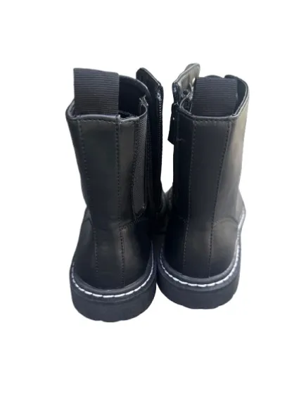 torrid Stevie Black Lace-Up Combat Boots - Image 2