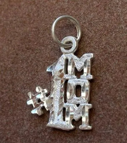 Number one mom 925 pendant Silver - Image 4