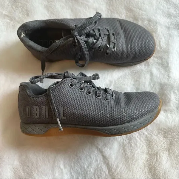 Nobull Dark Grey Gum Trainers Women's Size 7 - Image 2