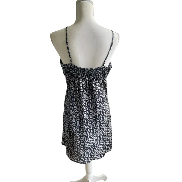 Free People Intimately Free On Our Radar Floral Satin Slip Dress Blue M - Image 3