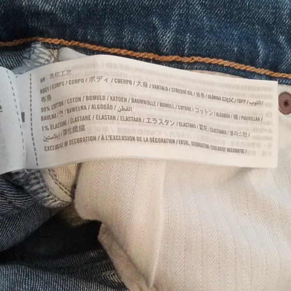 Abercrombie & Fitch The Ankle Straight Ultra High Rise Cotton Womens Size 27 - Image 6