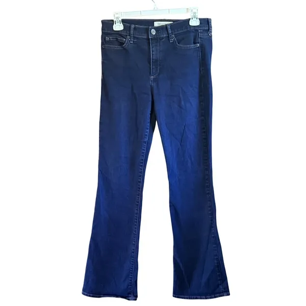 Gap Perfect Boot Size 30R (10) Jeans Dark Blue Wash Mid Rise - Image 2