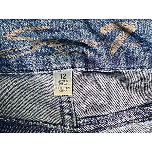 Seven7 for All Mankind Women's Tummyless High Rise Skinny Jeans 12 Regular - Image 3