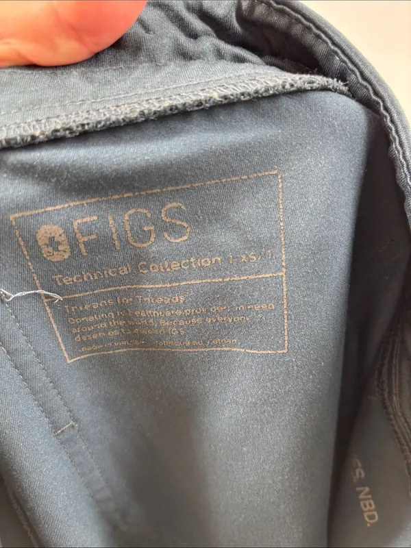 Figs xs tall Zamora joggers muted blue - Image 4