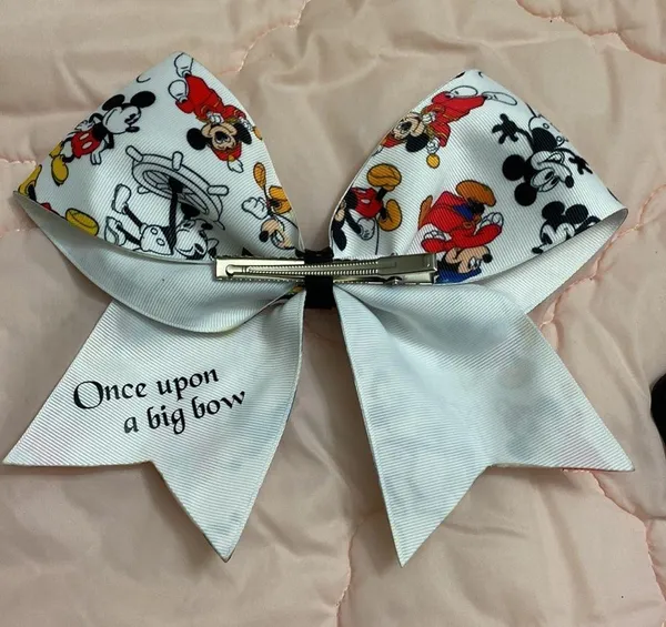 Disney Many Faces of Mickey Large Hair Bow - Image 5