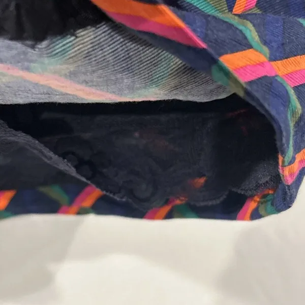 Trina Turk Skirt Womens Size 2 Navy Pink Orange Green Pockets - Image 7