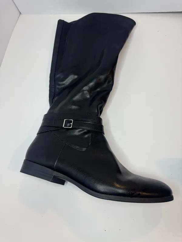 Style & Co Black Vegan Leather Tall Boots Womens Size 9.5_aM - Image 3