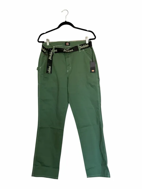 NWT Dickies Womens High Waisted Carpenter Pant, Dark Ivy - FPR51 SZ-27R - Image 3