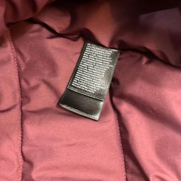 The North Face Down‎ Alpz Vest 550 Fill Medium Maroon size XS - Image 11