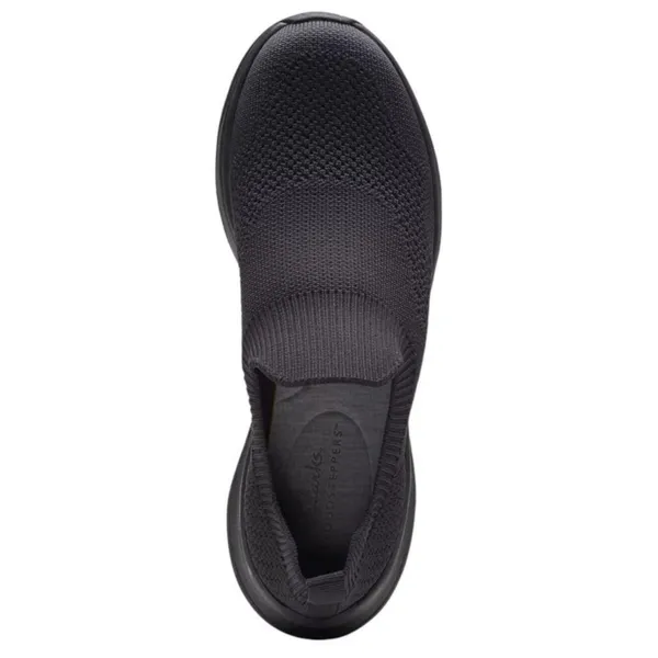 Clarks Cloudsteppers Circuit Path Sneaker Womens 8.5 Black Knit Comfort Shoe NWT - Image 2