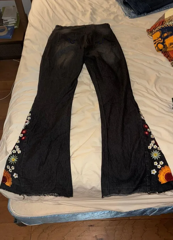 Black bootcut jeans - Image 2