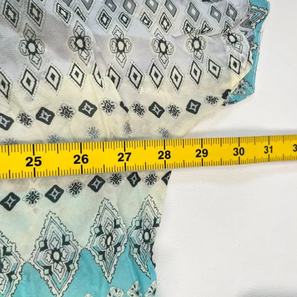 NWOT Johnny Was Arroyo Ice Floral Paisley Long Tunic Shirt Blouse Size L - Image 10