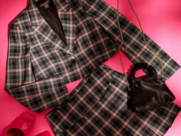 Primark Cropped Blazer And Skirt set (clueless Inspired) - Image 2