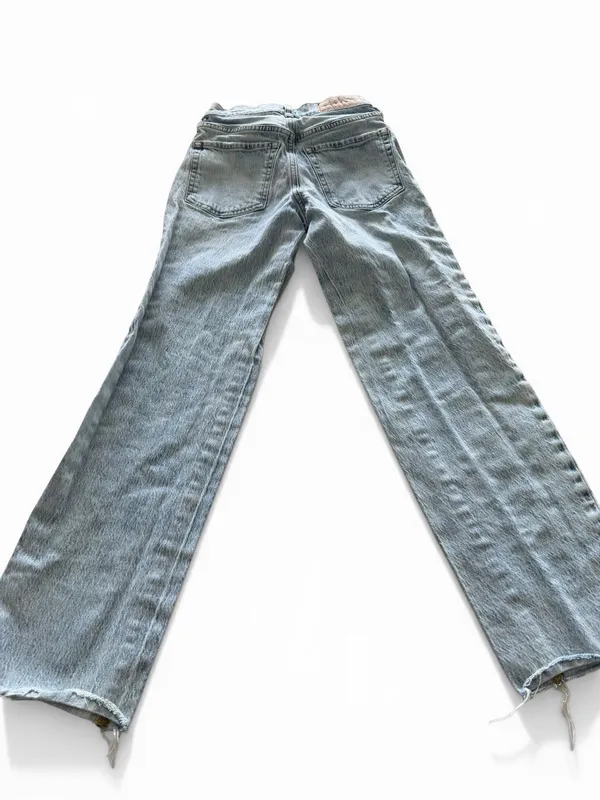 PacSun Women's Size‎ 22 Light Wash Stretch 90's Straight Leg Jeans - Image 3