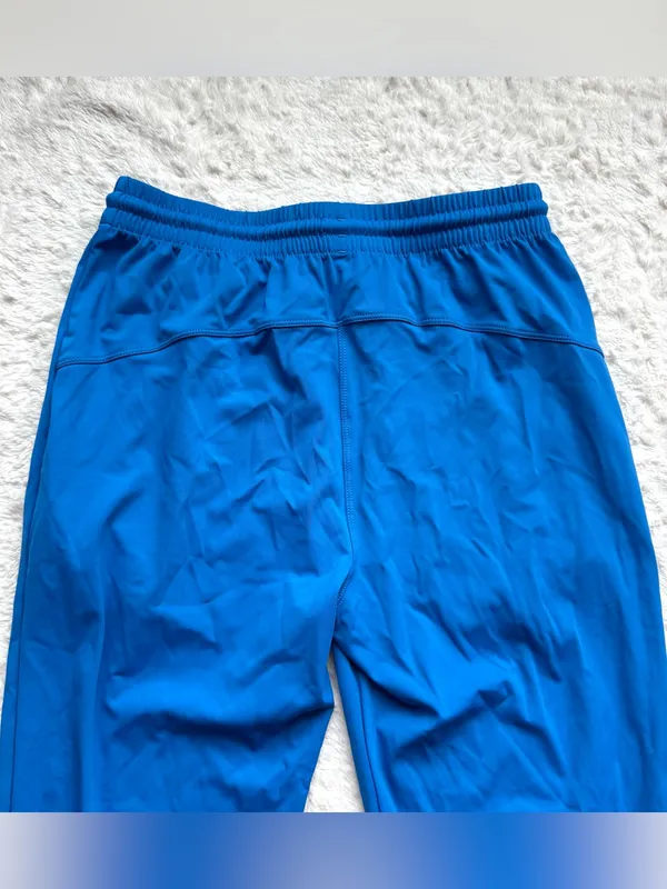 G Gradual Womens Jogger Pants M Blue Zipper Pocket Tapered Running Lounge Travel - Image 12
