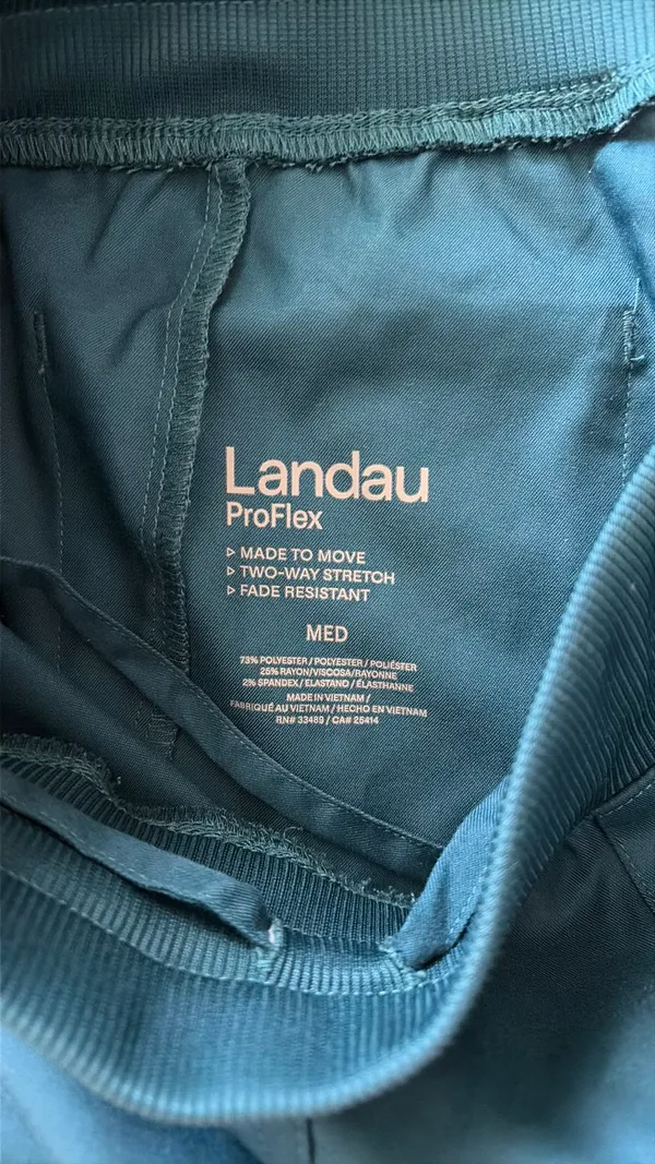 Landau scrub pants Blue Size M - Image 2