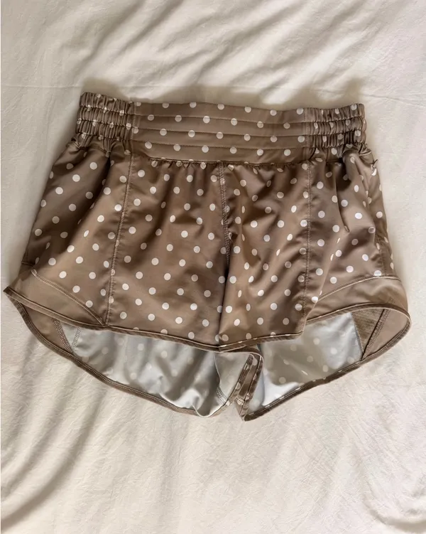 Polka Dot Lululemon Shorts - Image 4