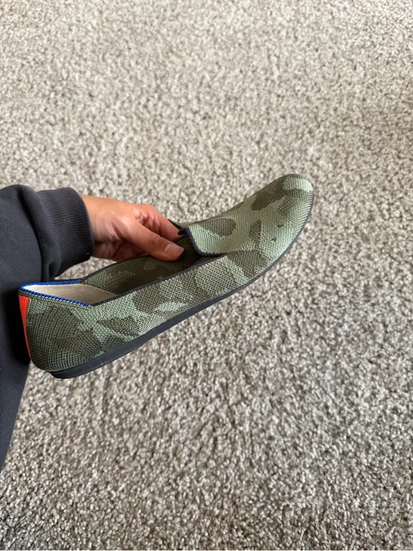 Rothy's Green Camo Knit Loafers - Image 9