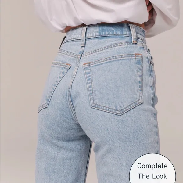 Abercrombie & Fitch Size 24 (37 in waist) The 90's Relaxed High Rise Jeans - Image 4