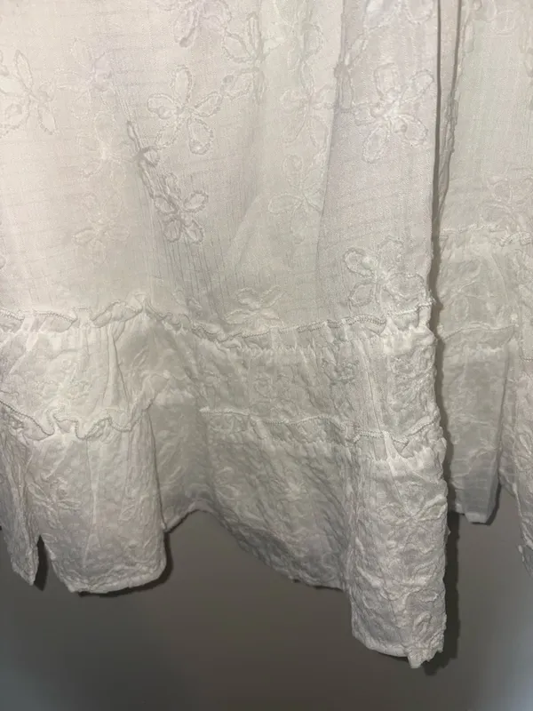 Altar'd State White Flutter-Sleeve Mini Dress - Image 7