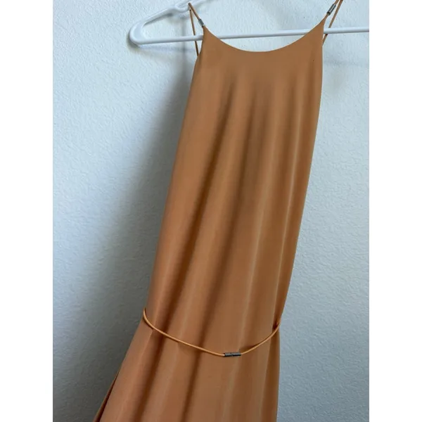 Francisco Costa For Calvin Klein Strappy Camel Maxi Dress Sz. 0 - Image 10