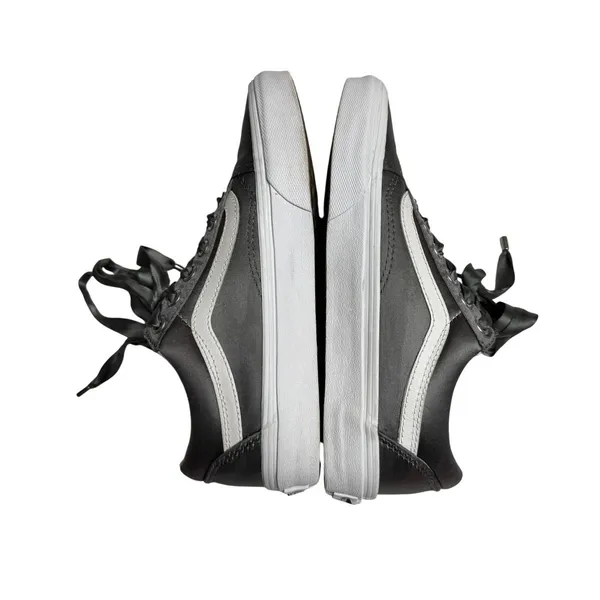Vans Old Skool Satin Lux Gray Sneakers Women's Size 6.5 - Image 8