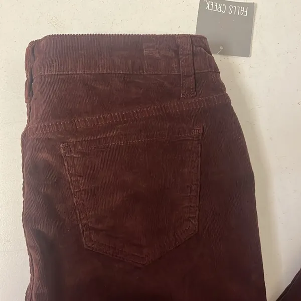 Falls Creek Brown Corduroy Pants straight fit - Image 3