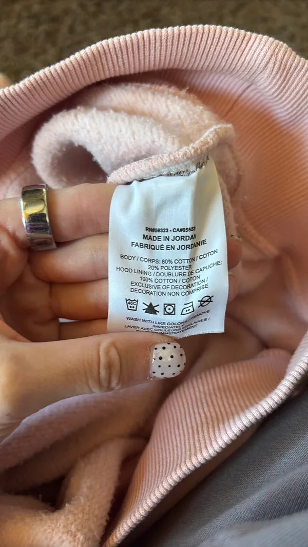 Pink Nike hoodie  - Image 7