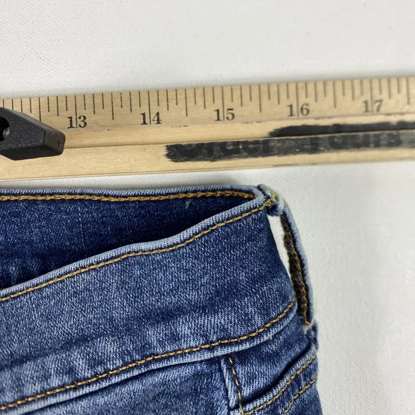 7 For‎ All Mankind Jeans Womens 31 Blue Medium Wash Slim Skinny Denim Casual - Image 7
