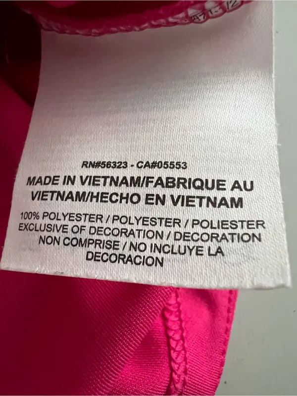 Nike Golf XS Pink Fit Dry Polo Sleeveless, preppy - Image 6