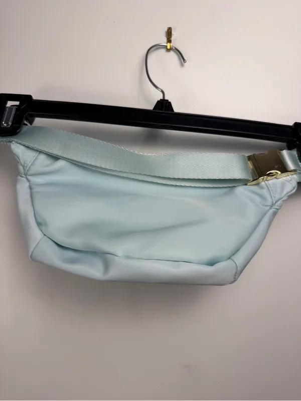 Stoney Clover Lane Fanny Pack MIL Rainbow Stars Light Blue Aqua Belt Bag - Image 5