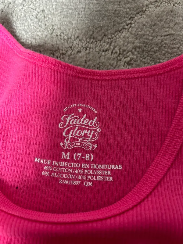 Bright Pink Star Tank - Image 3