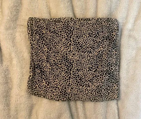 Leopard Print Tube Top - Image 3