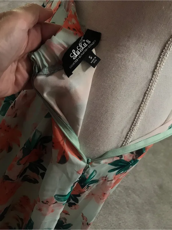 Lulus Bloom for Two Mint Floral Print Two-Piece Maxi Dress - Image 10