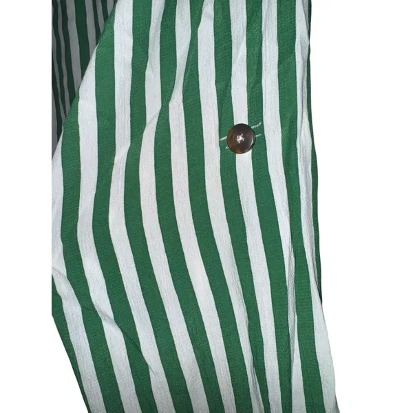 Faithfull‎ The Brand Beau Rivage Top in Zeus Stripe Women's 8 Nautical Preppy - Image 7