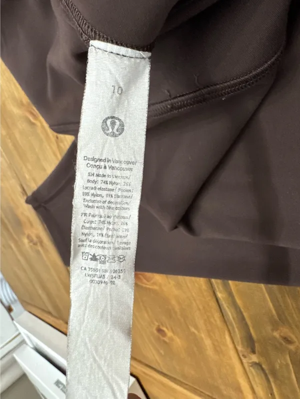 Brown Lululemon Leggings - Image 3