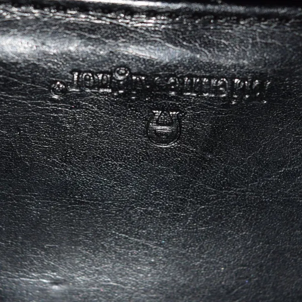 Aigner Wallet, Black, Lizard Embossed Leather - Image 9