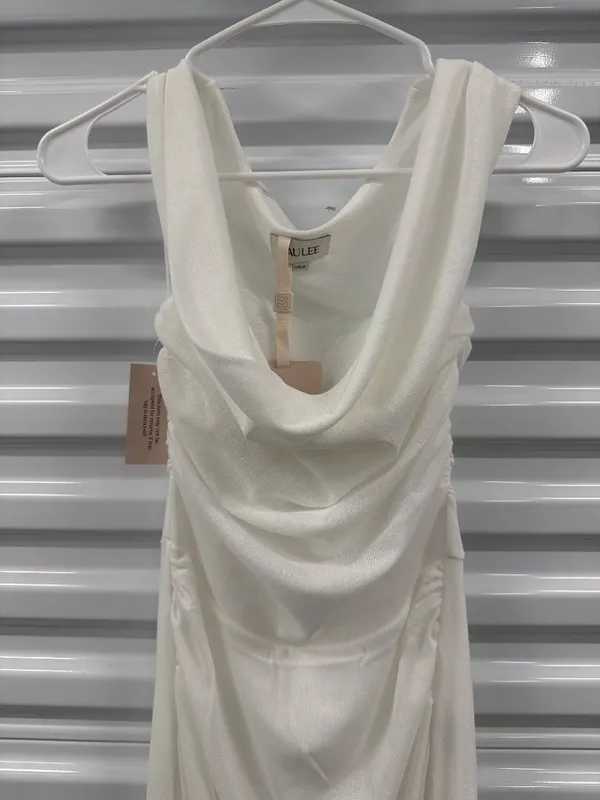 Sau Lee Diana Knit Midi Dress Sky Ombre Womens Size 6 - Image 8
