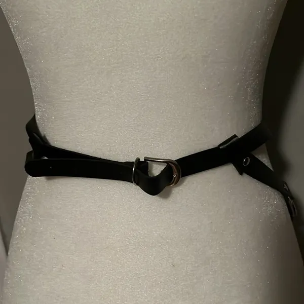 Strapped Up Leg Harness Belt Black - Image 2