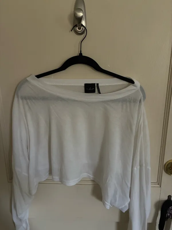 Urban Outfitters Top Long Sleeve Cropped - Image 2