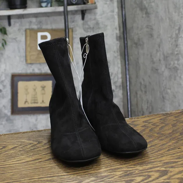 NEW A New Day Womens Dolly Ankle Boots 88098511 Black 7M - Image 4